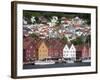 Bryggen, UNESCO World Heritage Site, Bergen, Hordaland, Norway, Scandinavia, Europe-Marco Cristofori-Framed Photographic Print