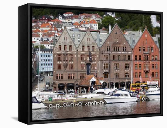 Bryggen, UNESCO World Heritage Site, Bergen, Norway, Scandinavia, Europe-Marco Cristofori-Framed Stretched Canvas