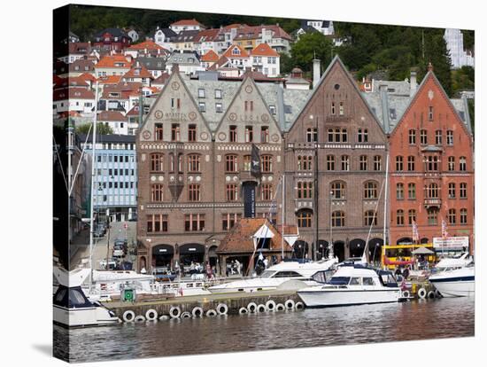 Bryggen, UNESCO World Heritage Site, Bergen, Norway, Scandinavia, Europe-Marco Cristofori-Stretched Canvas