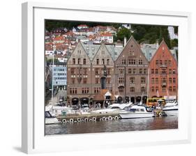 Bryggen, UNESCO World Heritage Site, Bergen, Norway, Scandinavia, Europe-Marco Cristofori-Framed Photographic Print