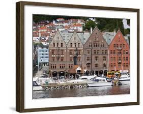 Bryggen, UNESCO World Heritage Site, Bergen, Norway, Scandinavia, Europe-Marco Cristofori-Framed Photographic Print