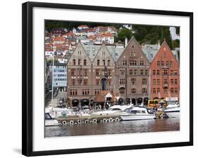 Bryggen, UNESCO World Heritage Site, Bergen, Norway, Scandinavia, Europe-Marco Cristofori-Framed Photographic Print
