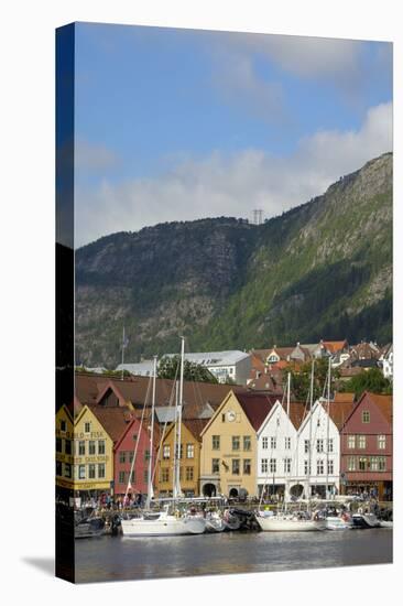 Bryggen, Vagen Harbour, UNESCO World Heritage Site, Bergen, Hordaland, Norway, Scandinavia, Europe-Gary Cook-Stretched Canvas