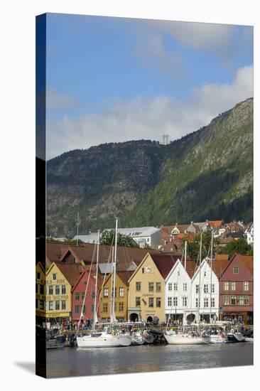 Bryggen, Vagen Harbour, UNESCO World Heritage Site, Bergen, Hordaland, Norway, Scandinavia, Europe-Gary Cook-Stretched Canvas