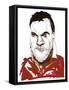 Bryn Terfel - caricature of Welsh bass baritone-Neale Osborne-Framed Stretched Canvas