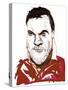 Bryn Terfel - caricature of Welsh bass baritone-Neale Osborne-Stretched Canvas