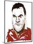 Bryn Terfel - caricature of Welsh bass baritone-Neale Osborne-Mounted Giclee Print