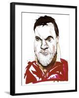 Bryn Terfel - caricature of Welsh bass baritone-Neale Osborne-Framed Giclee Print