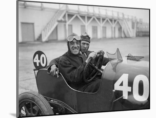 BS Marshall in his Aston Martin at the JCC 200 Mile Race, Brooklands, Surrey, 1921-Bill Brunell-Mounted Photographic Print