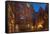 Bšttcherstrasse (Street), Bremen, Germany, Europe-Chris Seba-Framed Stretched Canvas