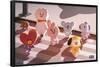 BT21 - Shadows-null-Framed Poster