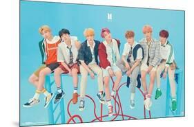 BTS - Ladder-null-Mounted Standard Poster