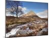 Buachaille Etive Mor and River Coupall, Glen Coe (Glencoe), Highland Region, Scotland-Patrick Dieudonne-Mounted Photographic Print