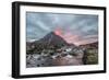 Buachaille Etive Mor and the River Coupall at Sunset-Green Planet Photography-Framed Photographic Print
