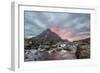 Buachaille Etive Mor and the River Coupall at Sunset-Green Planet Photography-Framed Photographic Print