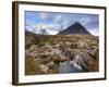 Buachaille Etive Mor and the River Coupall, Glen Etive, Rannoch Moor, Western Highlands, Scotland-Chris Hepburn-Framed Photographic Print