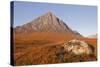 Buachaille Etive Mor Mountain on the Edge of Glencoe and Glen Etive, Highlands, Scotland, UK-Julian Elliott-Stretched Canvas