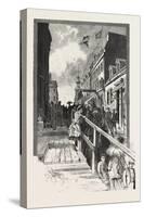 Buade Street, Named after Frontenac, Quebec, Canada, Nineteenth Century-null-Stretched Canvas