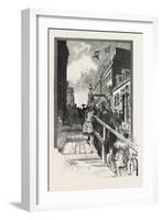 Buade Street, Named after Frontenac, Quebec, Canada, Nineteenth Century-null-Framed Giclee Print