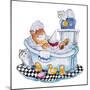 Bubble Bath Cat-Bill Bell-Mounted Premium Giclee Print