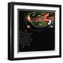 Bubble Bump no. 3-Pal Design-Framed Art Print