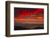 Bubble Burn, Epic Red Sunset Clouds, San Francisco Bay Area-Vincent James-Framed Photographic Print