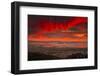 Bubble Burn, Epic Red Sunset Clouds, San Francisco Bay Area-Vincent James-Framed Photographic Print