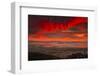 Bubble Burn, Epic Red Sunset Clouds, San Francisco Bay Area-Vincent James-Framed Photographic Print