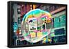 Bubble Floating in NYC-null-Framed Poster