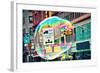 Bubble Floating in NYC-null-Framed Photo