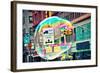 Bubble Floating in NYC-null-Framed Photo