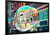 Bubble Floating in NYC-null-Framed Photo