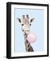 Bubble Giraffe - Boost-Matt Roseveare-Framed Art Print