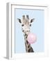 Bubble Giraffe - Boost-Matt Roseveare-Framed Art Print