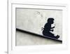 Bubble Girl-Banksy-Framed Giclee Print