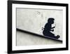 Bubble Girl-Banksy-Framed Giclee Print