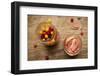 Bubble Gum Balls and Teeth Candy in Mason Jars-Alastair Macpherson-Framed Photographic Print