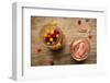 Bubble Gum Balls and Teeth Candy in Mason Jars-Alastair Macpherson-Framed Photographic Print