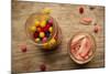 Bubble Gum Balls and Teeth Candy in Mason Jars-Alastair Macpherson-Mounted Photographic Print