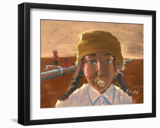 Bubble Gum Girl-Zhang Yong Xu-Framed Giclee Print