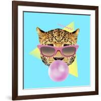 Bubble Gum Leo-Robert Farkas-Framed Giclee Print