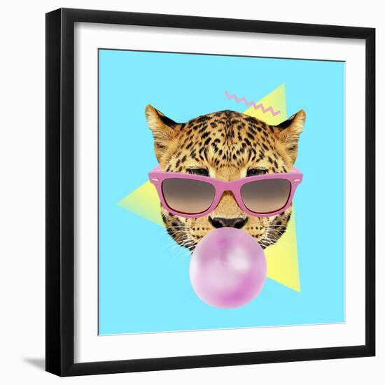 Bubble Gum Leo-Robert Farkas-Framed Giclee Print