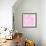 Bubble gum memories - Pink and Violet-Dominique Vari-Framed Art Print displayed on a wall