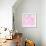 Bubble gum memories - Pink and Violet-Dominique Vari-Framed Art Print displayed on a wall