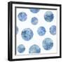 Bubble Pattern on White-Summer Tali Hilty-Framed Giclee Print