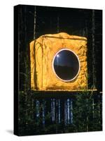 Bubble Window in Tree House-null-Stretched Canvas