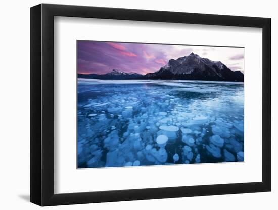 Bubbles and Cracks in the Ice-Miles Ertman-Framed Photographic Print