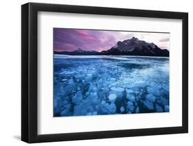 Bubbles and Cracks in the Ice-Miles Ertman-Framed Photographic Print