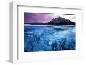 Bubbles and Cracks in the Ice-Miles Ertman-Framed Photographic Print