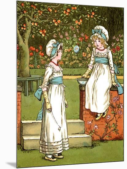 Bubbles' by Kate Greenaway-Kate Greenaway-Mounted Giclee Print